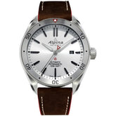 Montre automatique pour homme Alpina Alpiner 4 avec bracelet en cuir marron